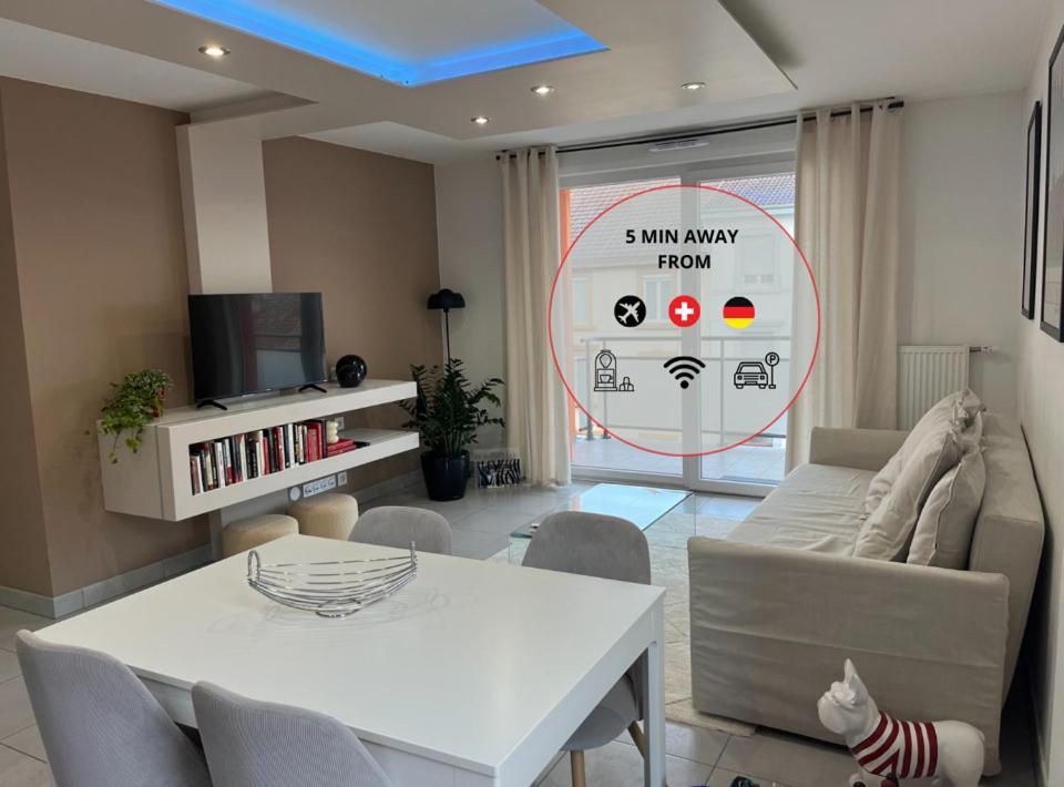 Apartamento A Few Steps From Basel With Balcony And Free Private Parking Saint-Louis  Exterior foto